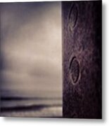 #iron #rust #salt #sea #patina Metal Print