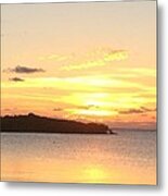 Island Sunset Metal Print