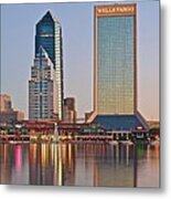 Jacksonville Over St Johns River Metal Print