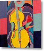 Jazzamatazz Cello Metal Print