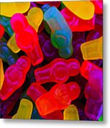 Jelly Baby Abstract 3 Metal Print