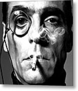 Jeremy Irons Portrait Metal Print