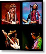 Jimi Hendrix Collection Metal Print