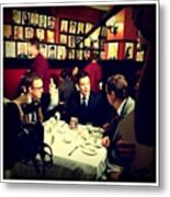 Jimmy Fallon, Steve Higgins & A.d. Miles Metal Print