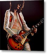 Jimmy Page In Led Zeppelin Painting Metal Print