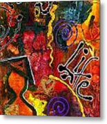 Joyfully Living Life Anew Metal Print