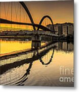 Jubia Bridge Naron Galicia Spain Metal Print