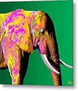 Elephant Beauty Metal Print