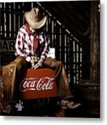 Just Another Coca-cola Cowboy 3 Metal Print