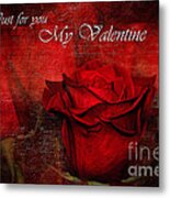 Just For You My Valentine Metal Print