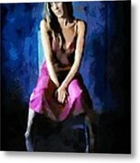 Just Sitting Here Metal Print