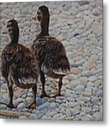 On The Shore Metal Print