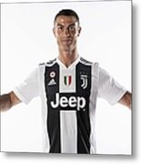 Juventus - Cristiano Ronaldo Day Metal Print