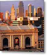 Kansas City Skyline Metal Print