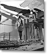 Kerala Construction Metal Print