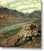 Ki Monastery Metal Print