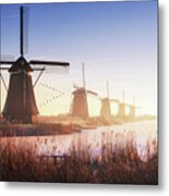 Kinderdijk 4. Metal Print