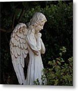 Kneeling Angel Metal Print