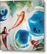 Koi Ohana Metal Print