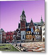 Krakow Wawel Cathedral Metal Print