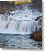 Krka Waterfalls Metal Print