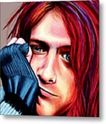 Kurt Cobain Metal Print