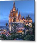 La Parroquia At Twilight Metal Print