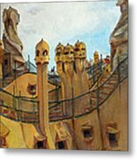 La Pedrera Ii Metal Print