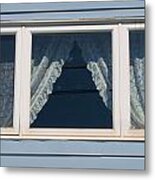 Lace Curtains 2 Metal Print