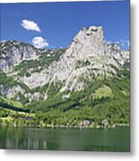 Lake Grundlsee With Mountain Metal Print