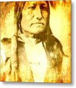 Lakota Chief Sitting Bull Metal Print