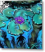 Largo Waterlilies Metal Print