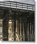 Late Afternoon By The Wharf Metal Print