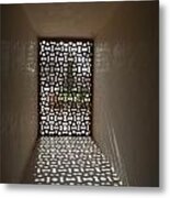 Lattice Of Light Metal Print