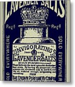 Lavender Salts Ad 1893 Metal Print