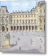 Le Louvre Metal Print