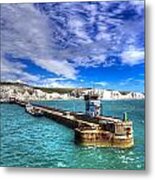 Leaving The Port Of Dover Metal Print