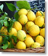 Lemons Metal Print