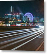 Light Trails Metal Print