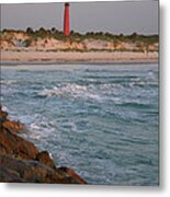 Lighthouse From The Jetty 2 Metal Print