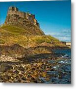 Lindisfarne Castle Metal Print