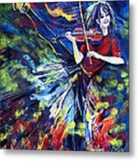 Lindsey Stirling. Dancing Violinist Metal Print