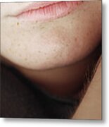 Lips Metal Print