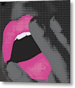 Lips Metal Print