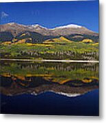 Liquid Mirror Panorama Metal Print