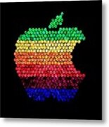 Lite Brite Macintosh Metal Print