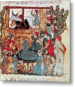 Literary Gathering Baghdad 12th Metal Print