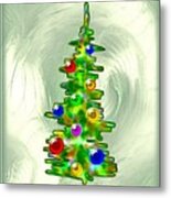 Little Christmas Tree Metal Print