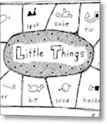 'little Things' Metal Print