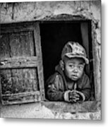 Little Window Metal Print